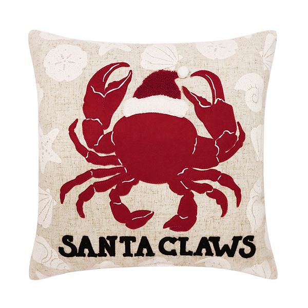 Santa 2025 claws pillow