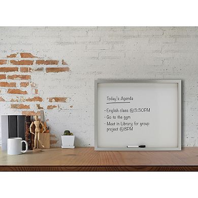 Mikasa Dry Erase White Board Wall Decor & Marker 2-piece Set