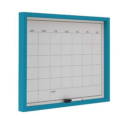 Mikasa Dry Erase White Board Calendar Wall Decor & Marker 2-piece Set