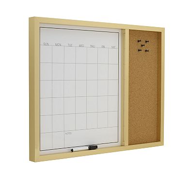 Mikasa White Board Calendar with Cork Board