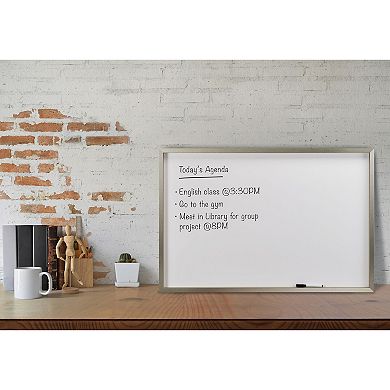 Mikasa Metallic Border White Board