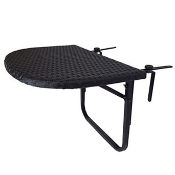 Oakland Living Indoor / Outdoor Foldable Wicker Balcony Table