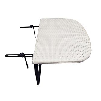 Oakland Living Indoor / Outdoor Foldable Wicker Balcony Table