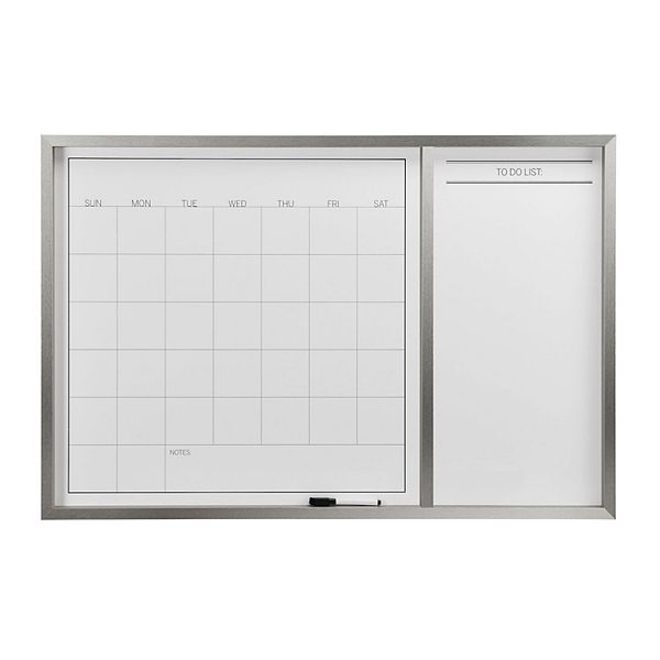 Mikasa Metallic Border Calendar White Board
