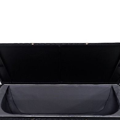 Oakland Living Indoor / Outdoor Patio Deck Wicker Storage Bin