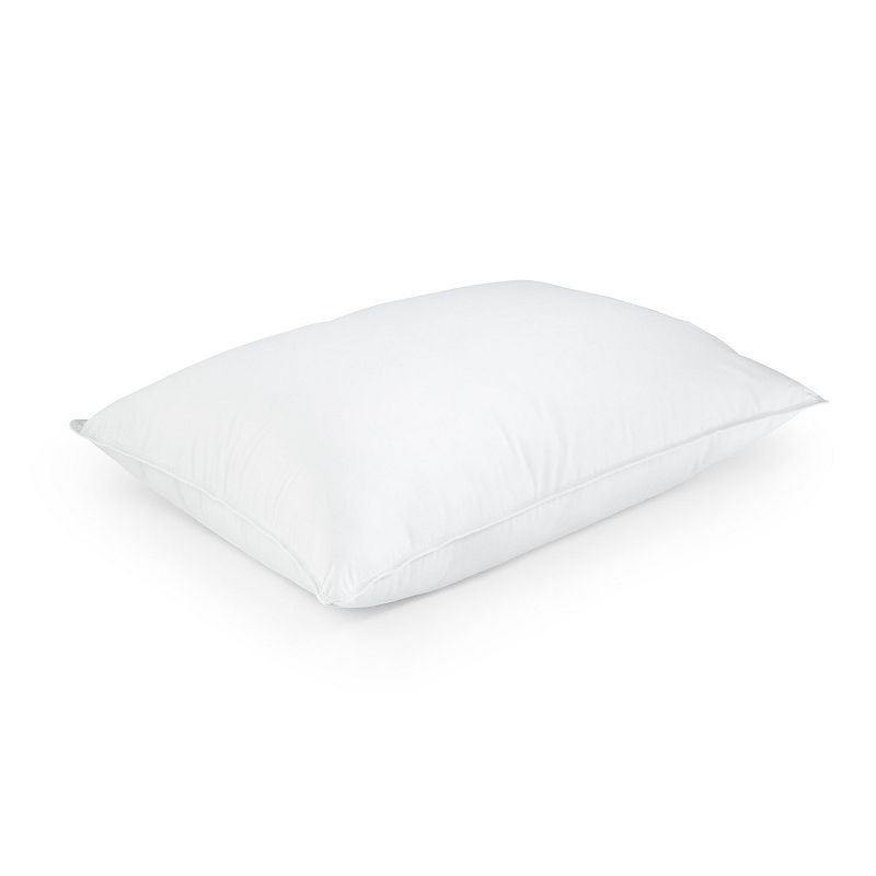 Downlite Hotel & Resort 50-50 Down & Feather Blend Pillow, White, Standard