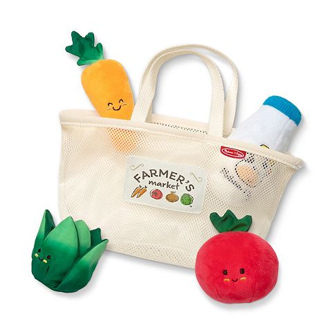 Детские мягкие игрушки Melissa & Doug Multi-Sensory Market Basket Fill & Spill Infant Toy