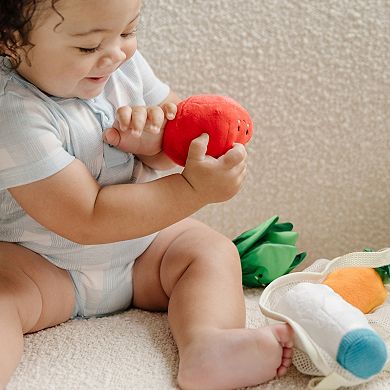 Melissa & Doug Multi-Sensory Market Basket Fill & Spill Infant Toy