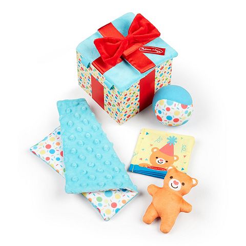 Детские мягкие игрушки Melissa & Doug Wooden Surprise Gift Box Infant Toy