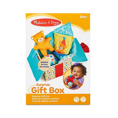 Melissa & Doug Wooden Surprise Gift Box Infant Toy