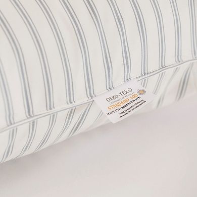 Downlite Softer/Medium Density Granny Stripe 4-Pack Down Alternative Pillows