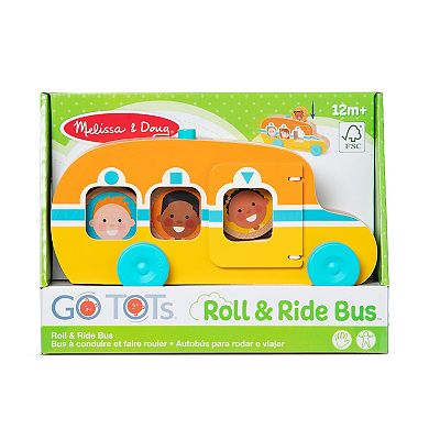 Melissa & Doug GO Tots Roll & Ride Bus