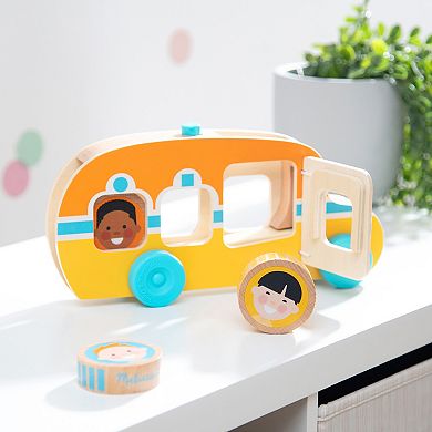 Melissa & Doug GO Tots Roll & Ride Bus