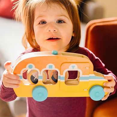 Melissa & Doug GO Tots Roll & Ride Bus