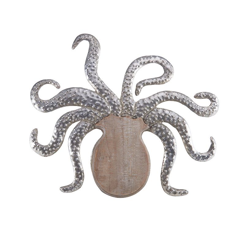 Elements Octopus Wall Decor, Brown