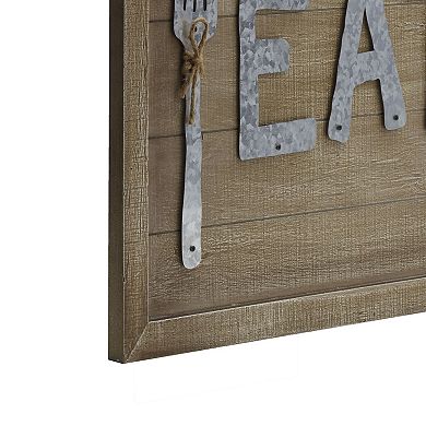 Elements Wine Eat Wall Decor 2-piece Set