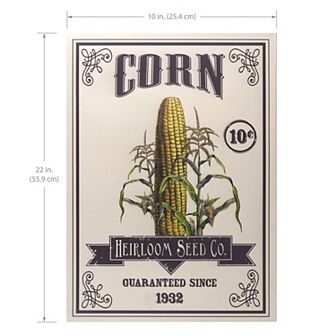 Elements Farmhouse Seed Wall Decor 4 pc Set
