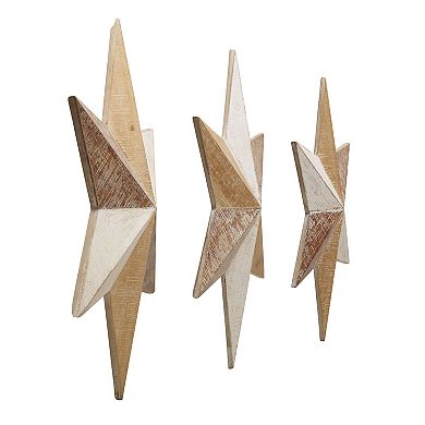 Elements Farmhouse Star Wall Decor 3-piece Set