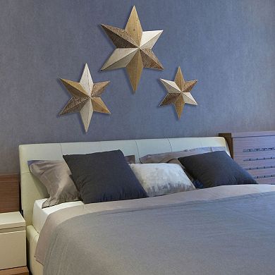 Elements Farmhouse Star Wall Decor 3-piece Set