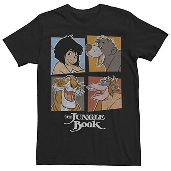 Men's Disney's The Jungle Book Mowgli And Friends Box Tee