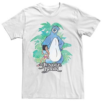 Men's Disney's The Jungle Book Mowgli And Baloo Sketch Tee