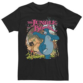 Men's Disney's The Jungle Book Mowgli And Baloo Movie Poster Tee