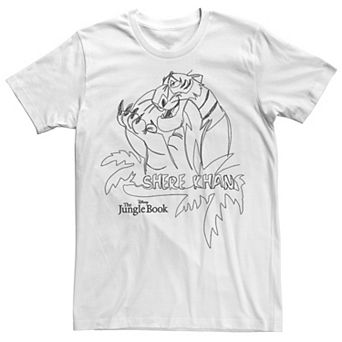 Men's Disney's The Jungle Book Shere Khan Sketch Tee