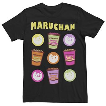 Men's Maruchan Neon Logo And Cup Icon Tee