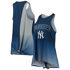Levelwear New York Yankees Women's Grey Macy Tank Top, Grey, 65% Polyester / 35% Cotton, Size XL, Rally House