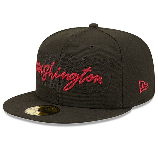 Men's New Era Black Washington Commanders 2022 NFL Draft 59FIFTY Fitted Hat