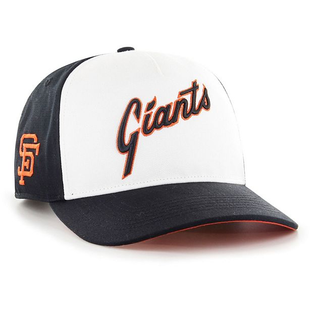 Men's '47 Black/White San Francisco Giants Cooperstown Collection Retro  Contra Hitch Snapback Hat