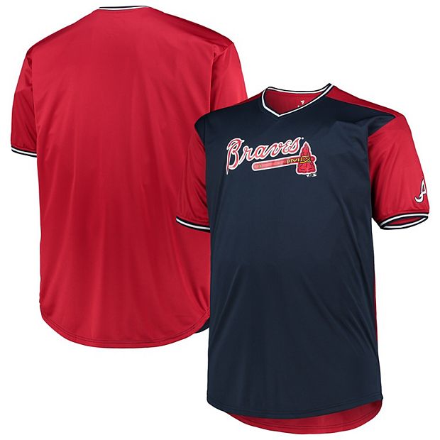 Concepts Sport Men's Concepts Sport Navy/Red Atlanta Braves Big & Tall T- Shirt and Shorts Sleep Set