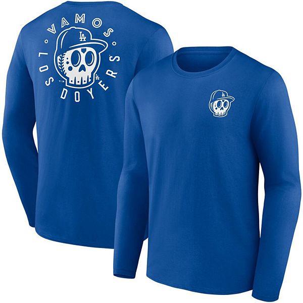 Men's Fanatics Branded Royal Los Angeles Dodgers Vamos Los Doyers Hometown  Collection Long Sleeve T-Shirt