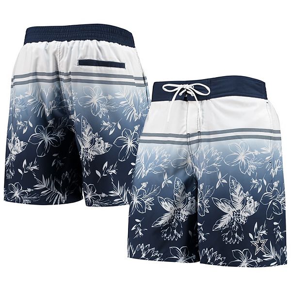 Men's G-III Sports by Carl Banks Navy Dallas Cowboys Island Volley Swim  Shorts