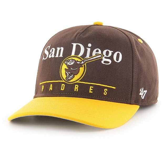 47 San Diego Padres Brown/Gold Retro Super Hitch Snapback Hat