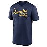 Men's Nike Navy Milwaukee Brewers Local Club T-Shirt