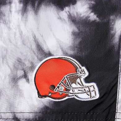 Men's G-III Sports by Carl Banks Black Cleveland Browns Splash Volley Swim Shorts