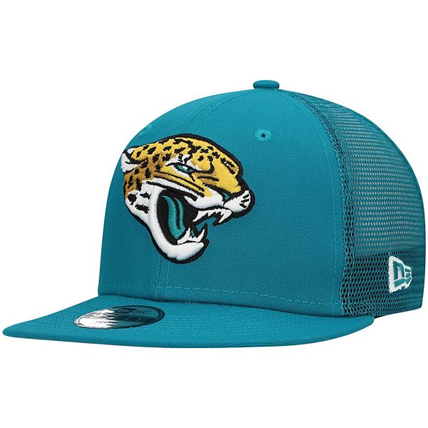 Men's New Era Teal Jacksonville Jaguars Team Classic Trucker 9FIFTY Snapback  Hat