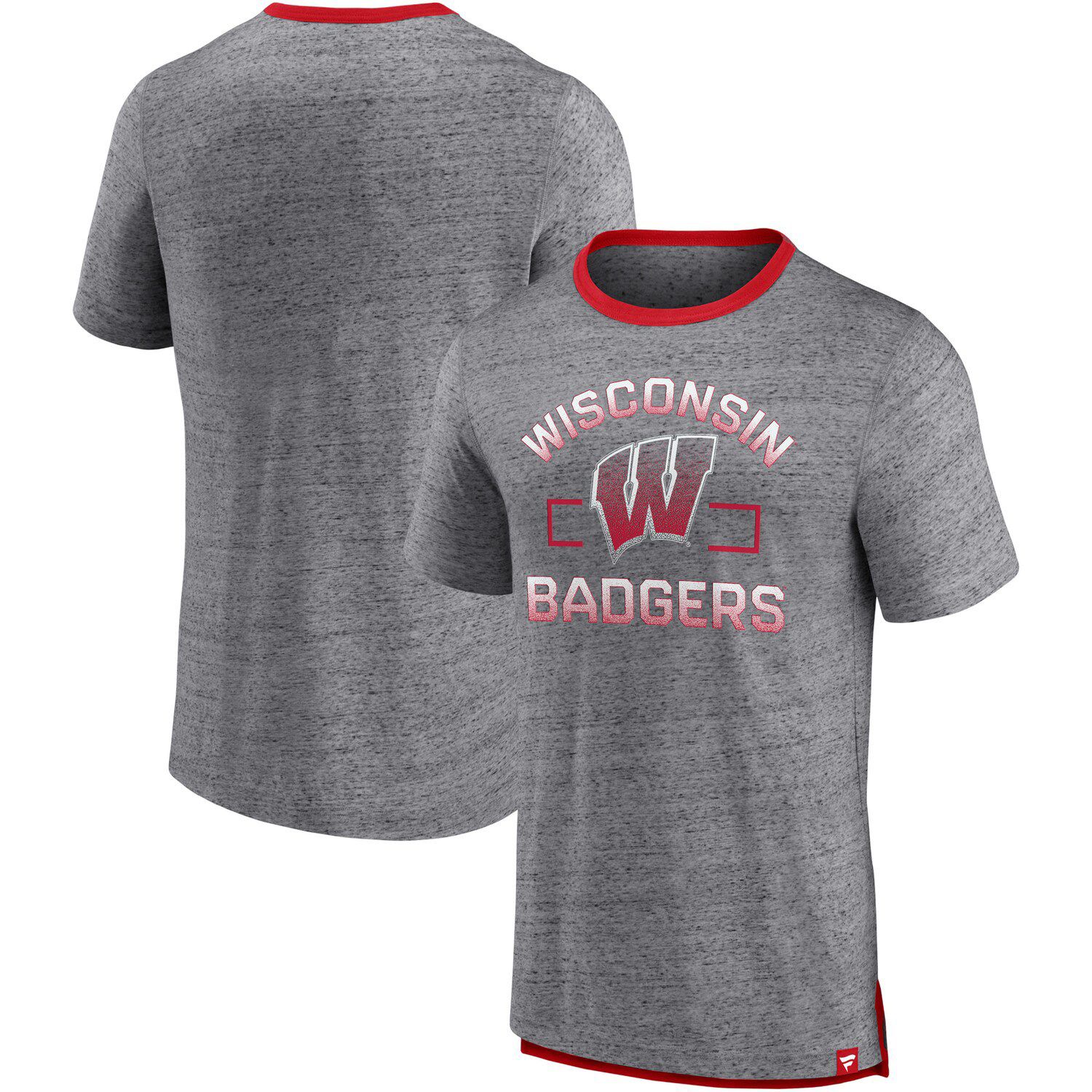 Men's Under Armour Red Wisconsin Badgers Game Day Sleeve Stripe Raglan Long  Sleeve T-Shirt