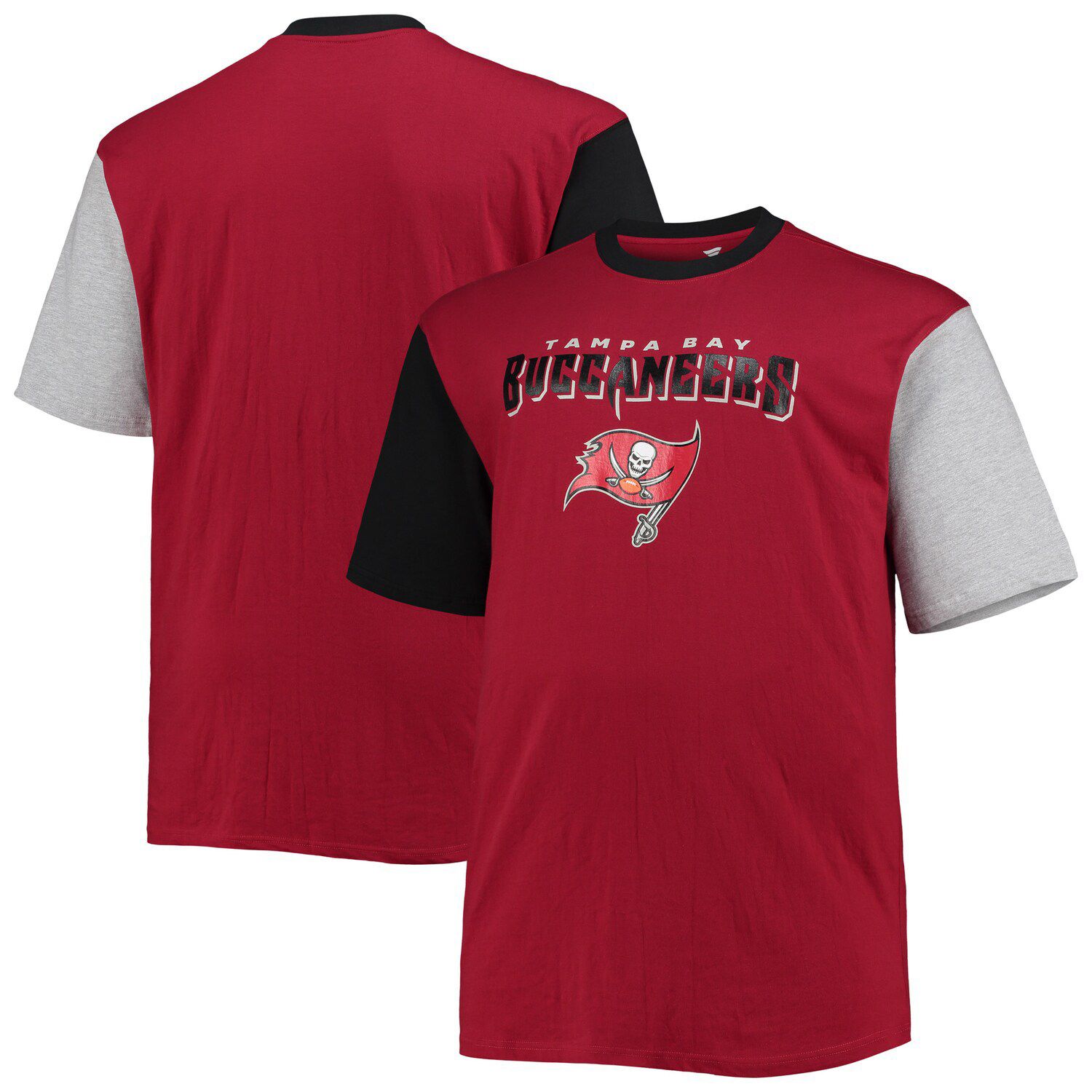 Tampa Bay Buccaneers Nike Women's Slant Logo Tri-Blend V-Neck T