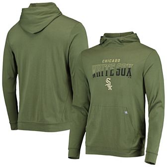 Men's Levelwear Olive Chicago White Sox Delta Thrive Tri-Blend Pullover Hoodie