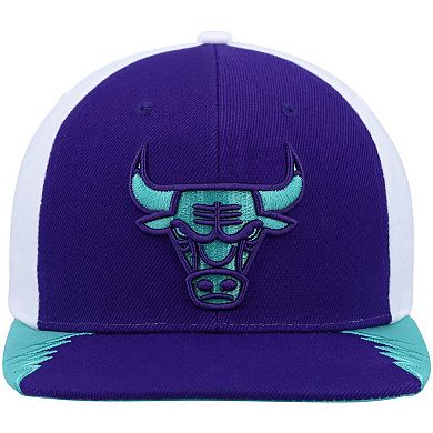 Men's Mitchell & Ness Purple Chicago Bulls Day 5 Snapback Hat