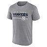Men's Fanatics Branded Heathered Gray New York Yankees Durable Goods Synthetic T-Shirt