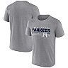 Men's Fanatics Branded Heathered Gray New York Yankees Durable Goods Synthetic T-Shirt