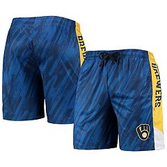 Youth Christian Yelich Navy Milwaukee Brewers Pandemonium Name & Number  Shorts