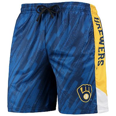 Men's FOCO Navy Milwaukee Brewers Static Shorts