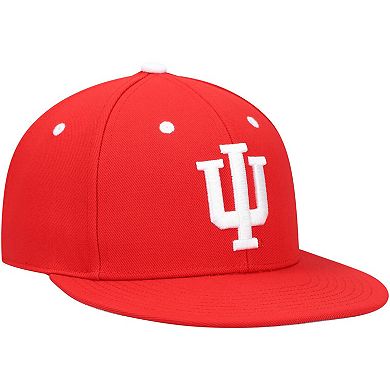 Men's adidas Indiana Hoosiers Crimson On-Field Baseball Fitted Hat