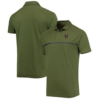 Men's Levelwear Olive New York Mets Delta Sector Raglan Polo