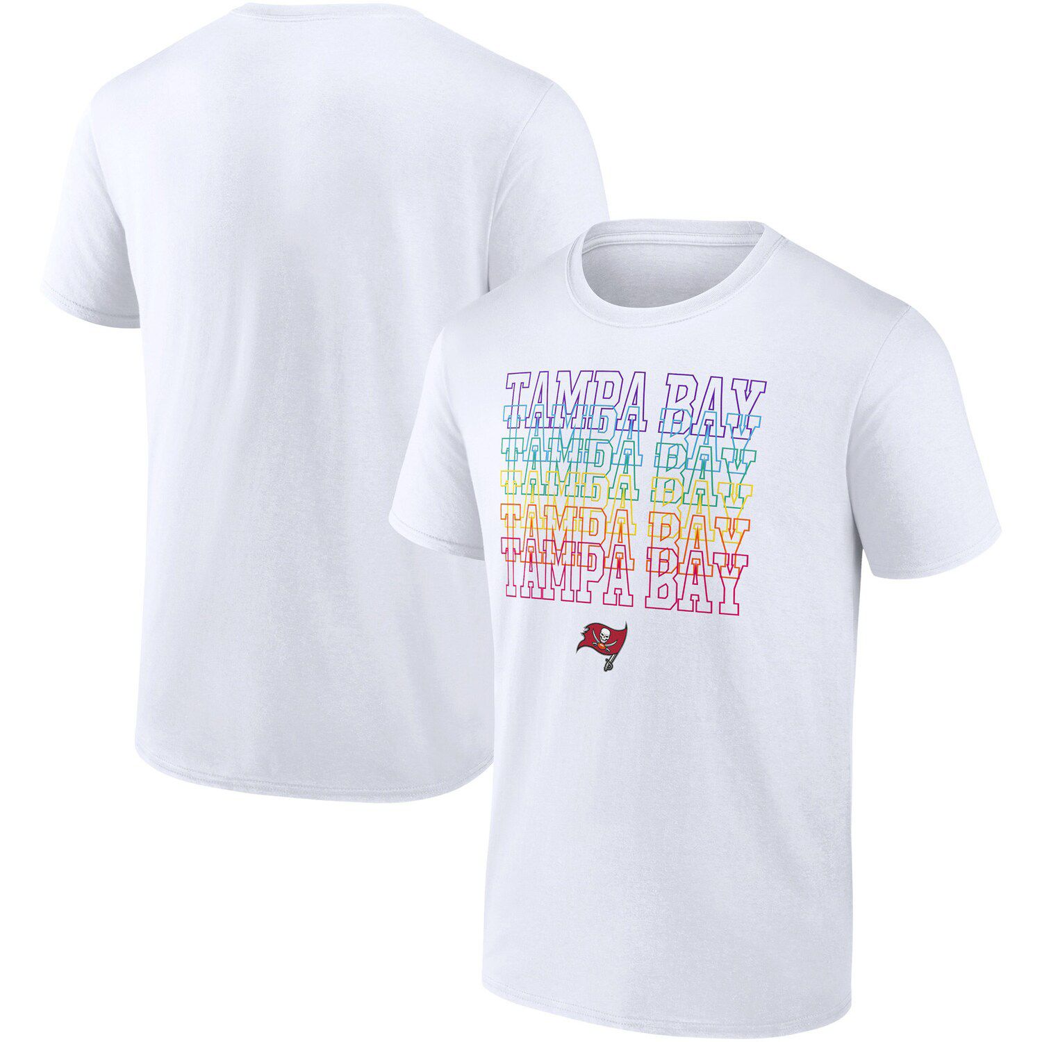 Fanatics Branded Men's Fanatics Branded White Los Angeles Dodgers Logo City  Pride T-Shirt