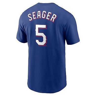 Men's Nike Corey Seager Royal Texas Rangers Name & Number T-Shirt